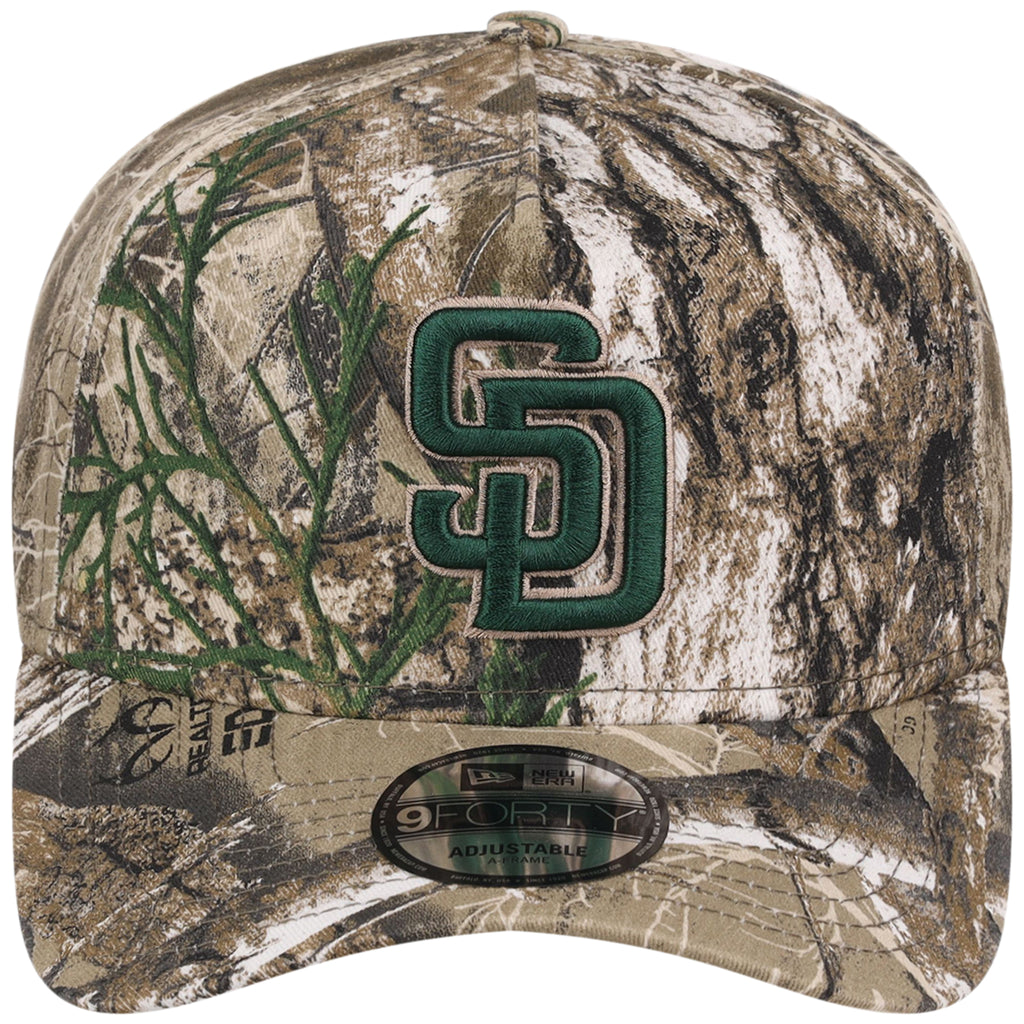 San Diego Padres MLB Realtree FASHION CORE New Era 9FORTY A-Frame