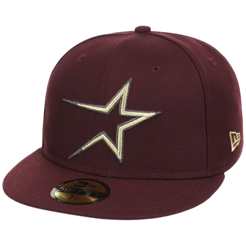 Houston Astros Julieta 2.0 'The Chapters' New Era 59FIFTY Collection (Maroon/Maroon)