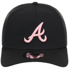 Atlanta Braves MLB Black x Pink FASHION CORE New Era 9FORTY A-Frame