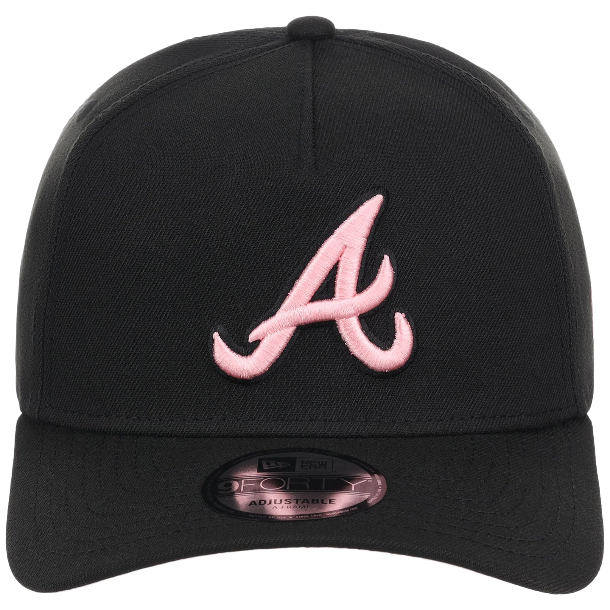 Atlanta Braves MLB Black x Pink FASHION CORE New Era 9FORTY A-Frame