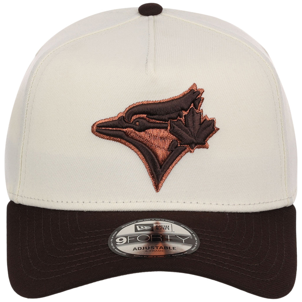 Toronto Blue Jays MLB Chrome x Burnt Wood FASHION CORE New Era 9FORTY A-Frame