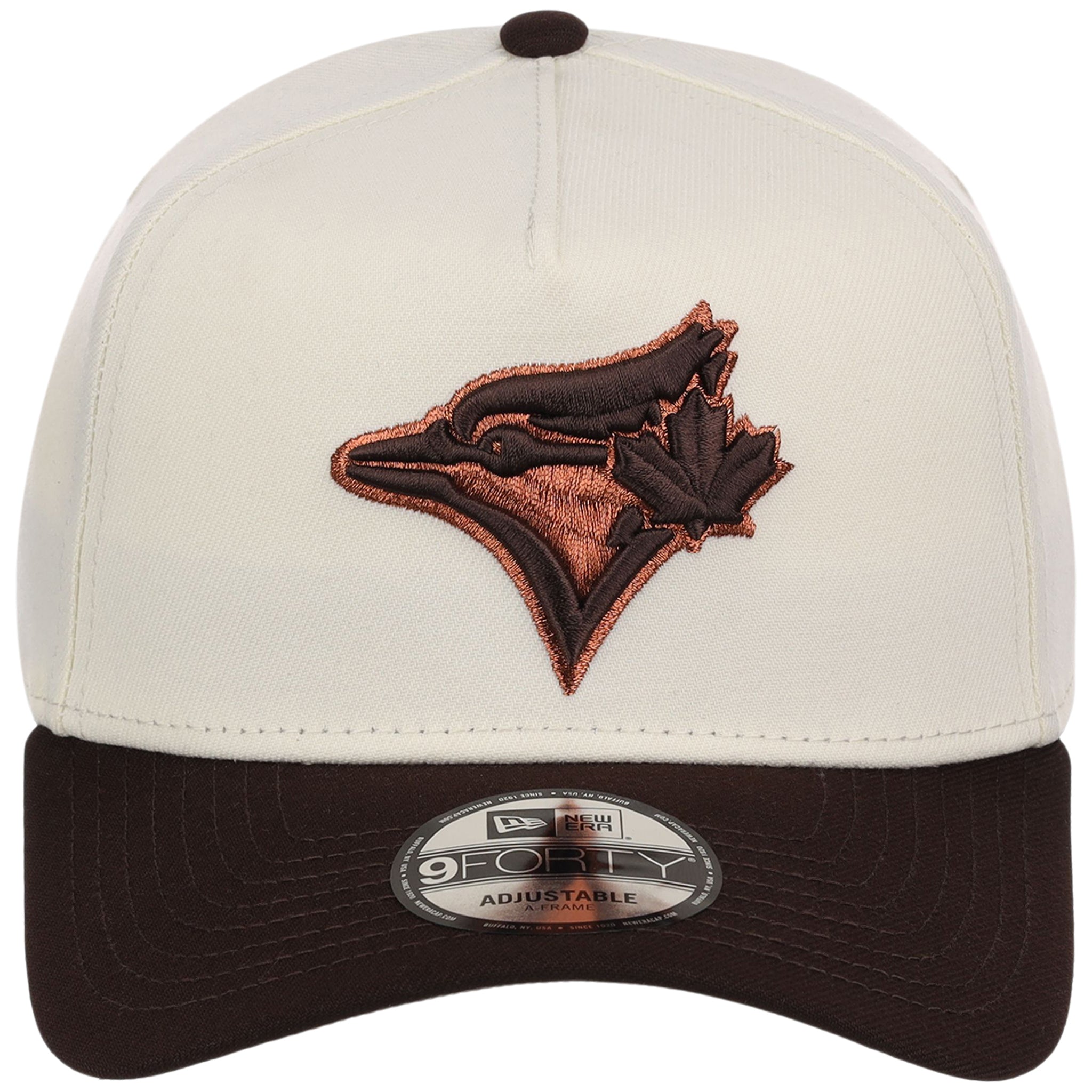 Toronto Blue Jays MLB Chrome x Burnt Wood FASHION CORE New Era 9FORTY A-Frame