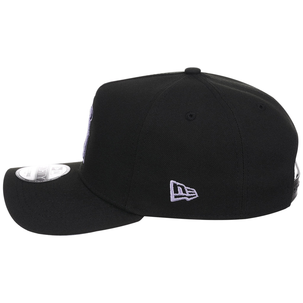 Anaheim Angels MLB Black x Lavender FASHION CORE New Era 9FORTY A-Frame