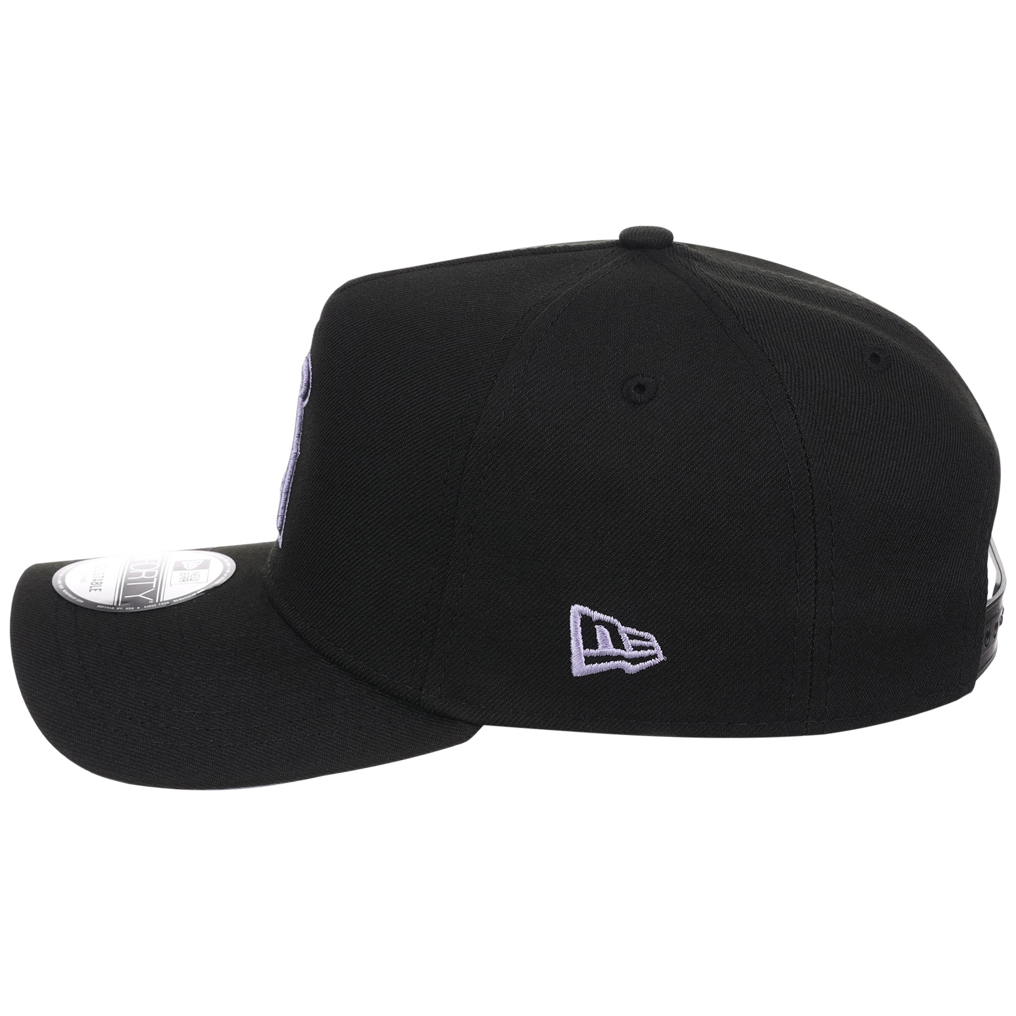 Anaheim Angels MLB Black x Lavender FASHION CORE New Era 9FORTY A-Frame