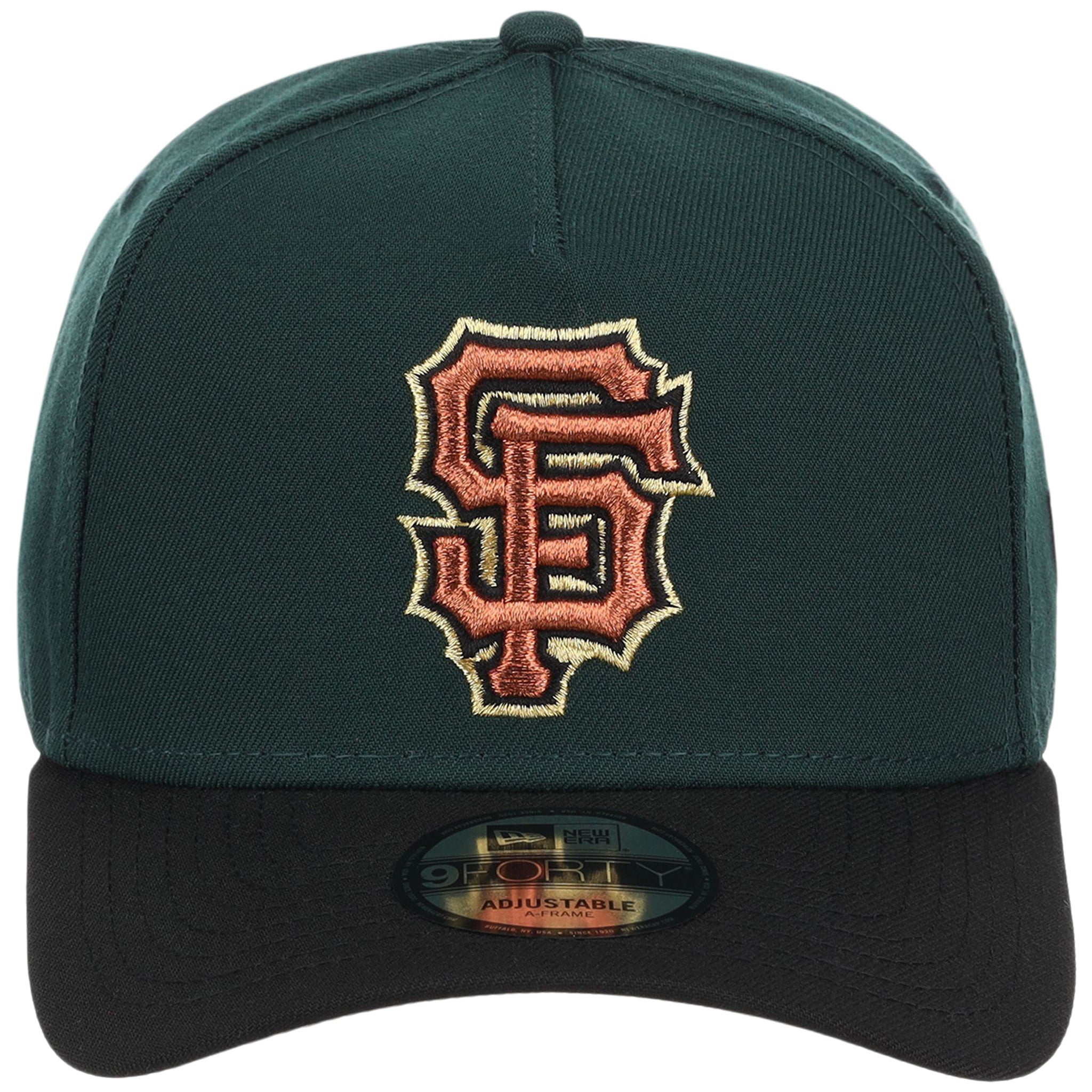 San Francisco Giants MLB Dark Green x Black FASHION CORE New Era 9FORTY A-Frame
