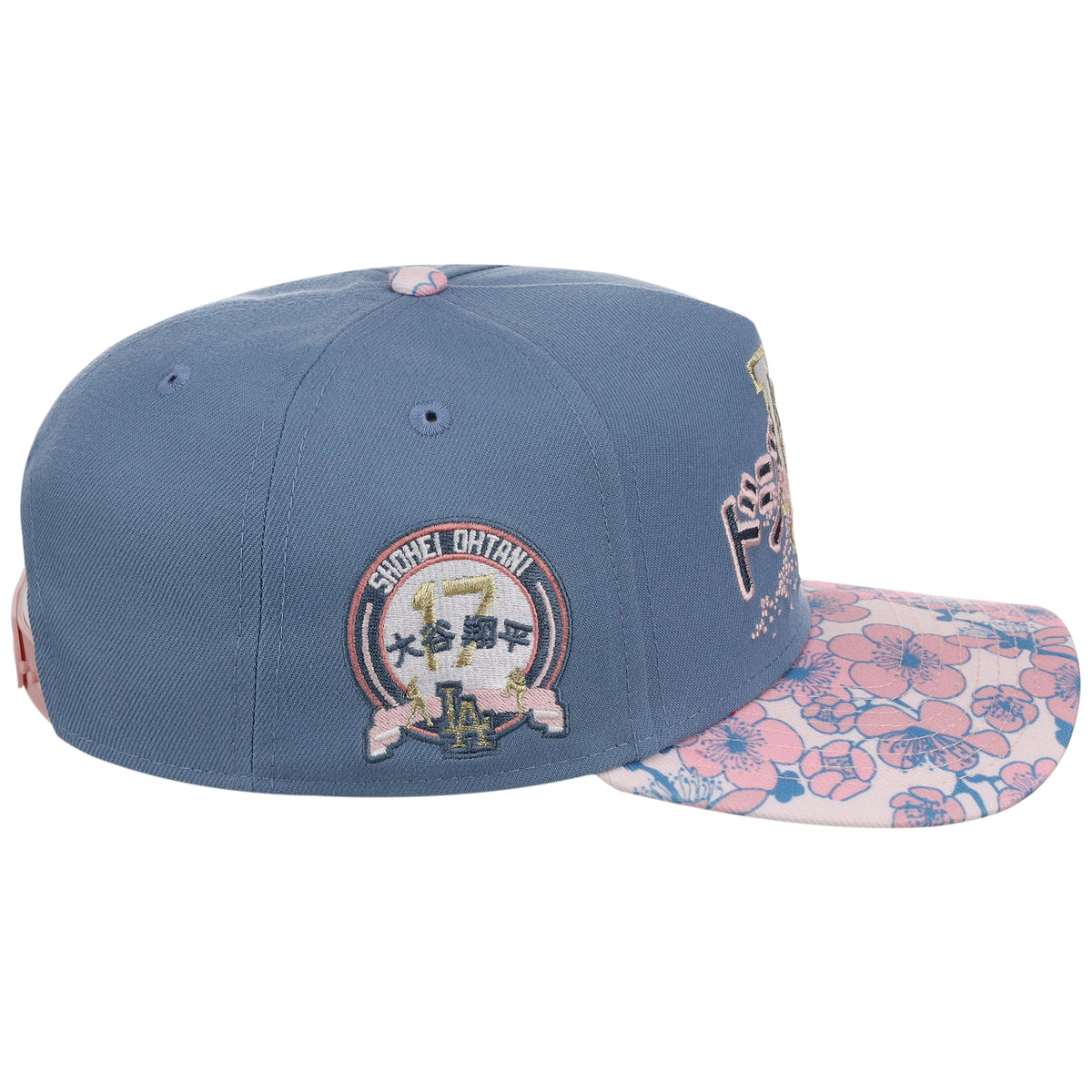Los Angeles Dodgers Pacific Canvas New Era 9FORTY (Indigo/Floral)