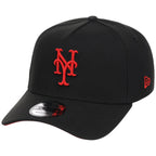 New York Mets MLB Black x Red FASHION CORE New Era 9FORTY A-Frame