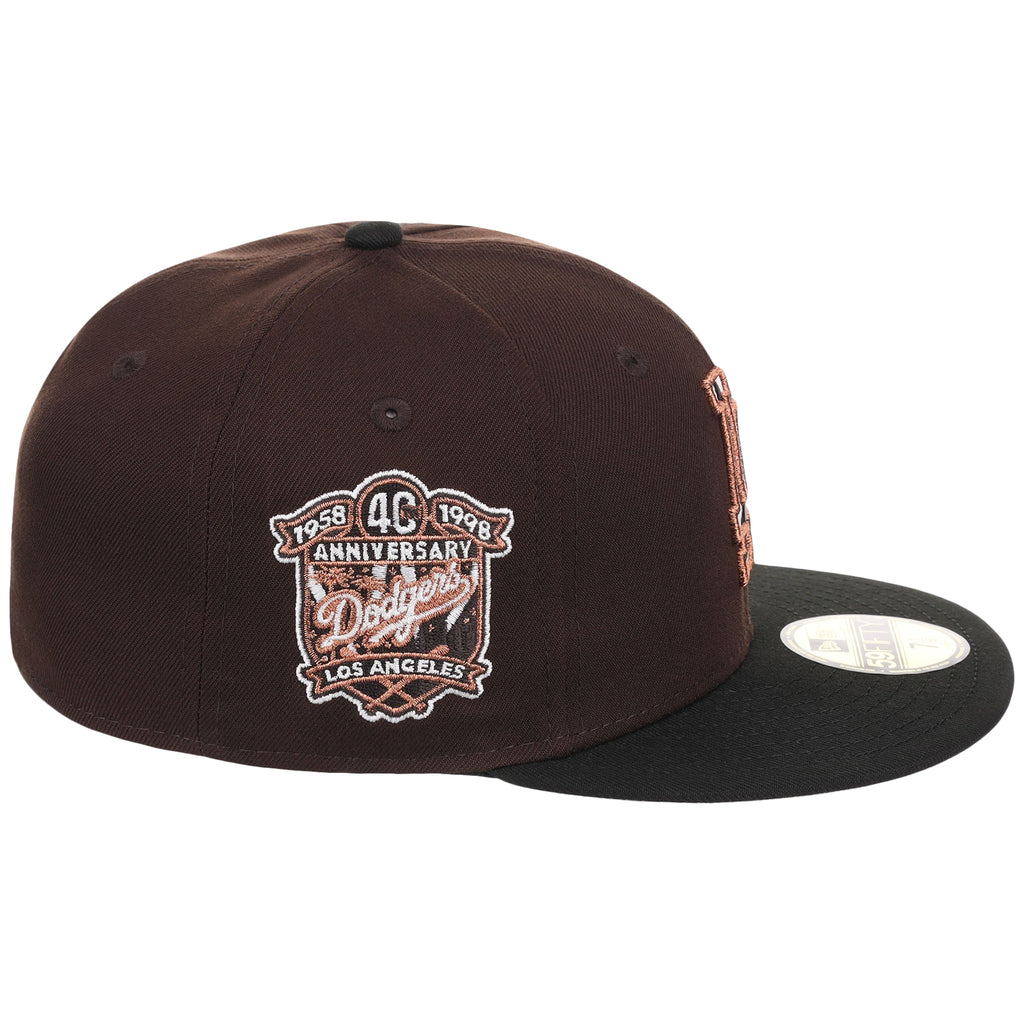 Los Angeles Dodgers Cow Fill (Dark Brown/Black) Lids HD LA Pack