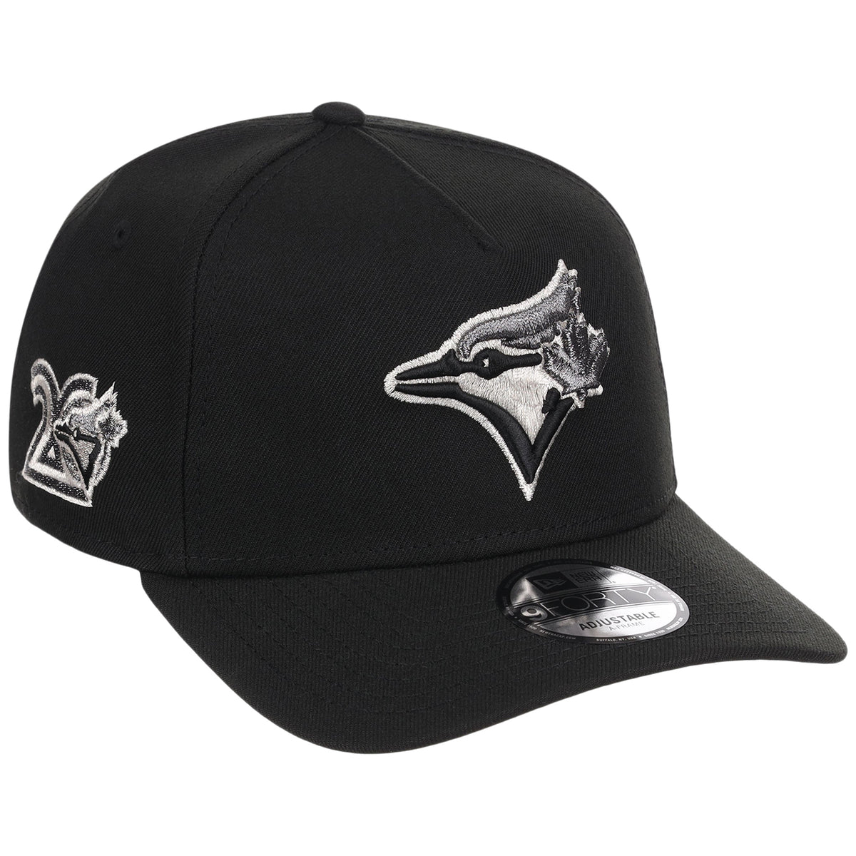 Toronto Blue Jays MLB Liquid Titanium New Era 9FORTY A-Frame