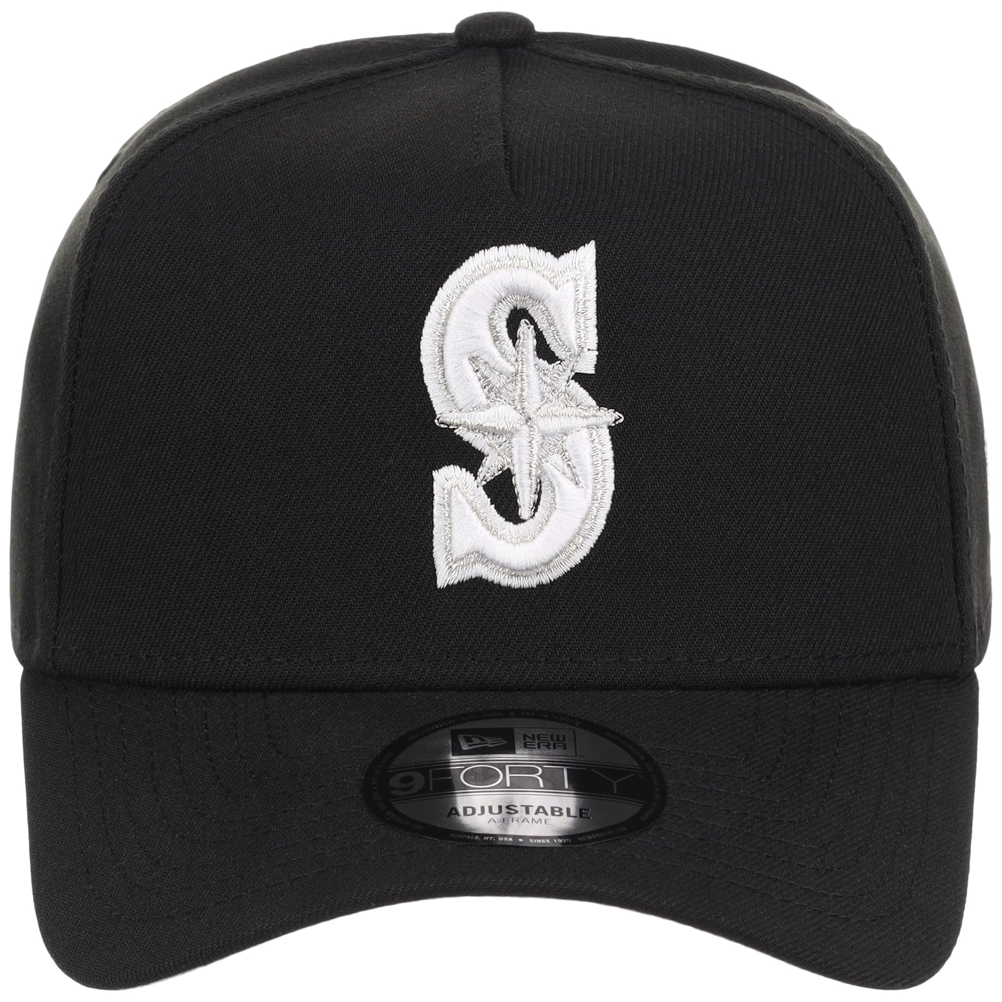 Seattle Mariners MLB Black x White FASHION CORE New Era 9FORTY A-Frame
