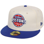 Detroit Pistons NBA Chrome OTC New Era 59FIFTY (Chrome/Royal)