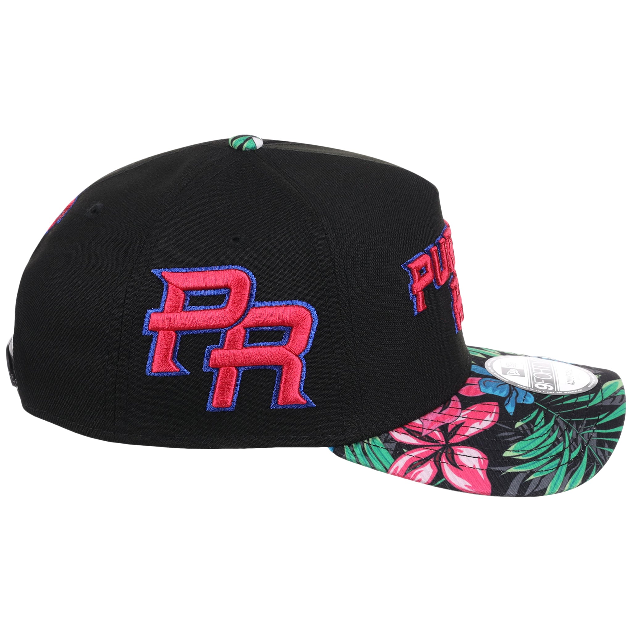 Puerto Rico Crown the Country New Era 9FORTY (Black/Floral)