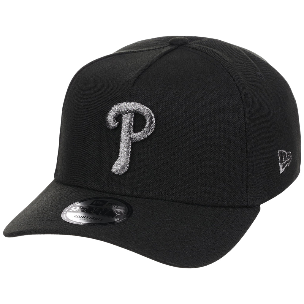 Philadelphia Phillies MLB Liquid Titanium New Era 9FORTY A-Frame