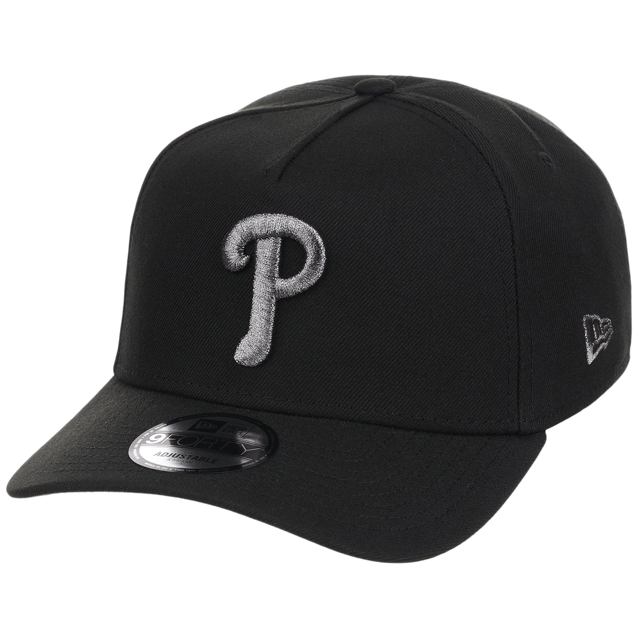 Philadelphia Phillies MLB Liquid Titanium New Era 9FORTY A-Frame