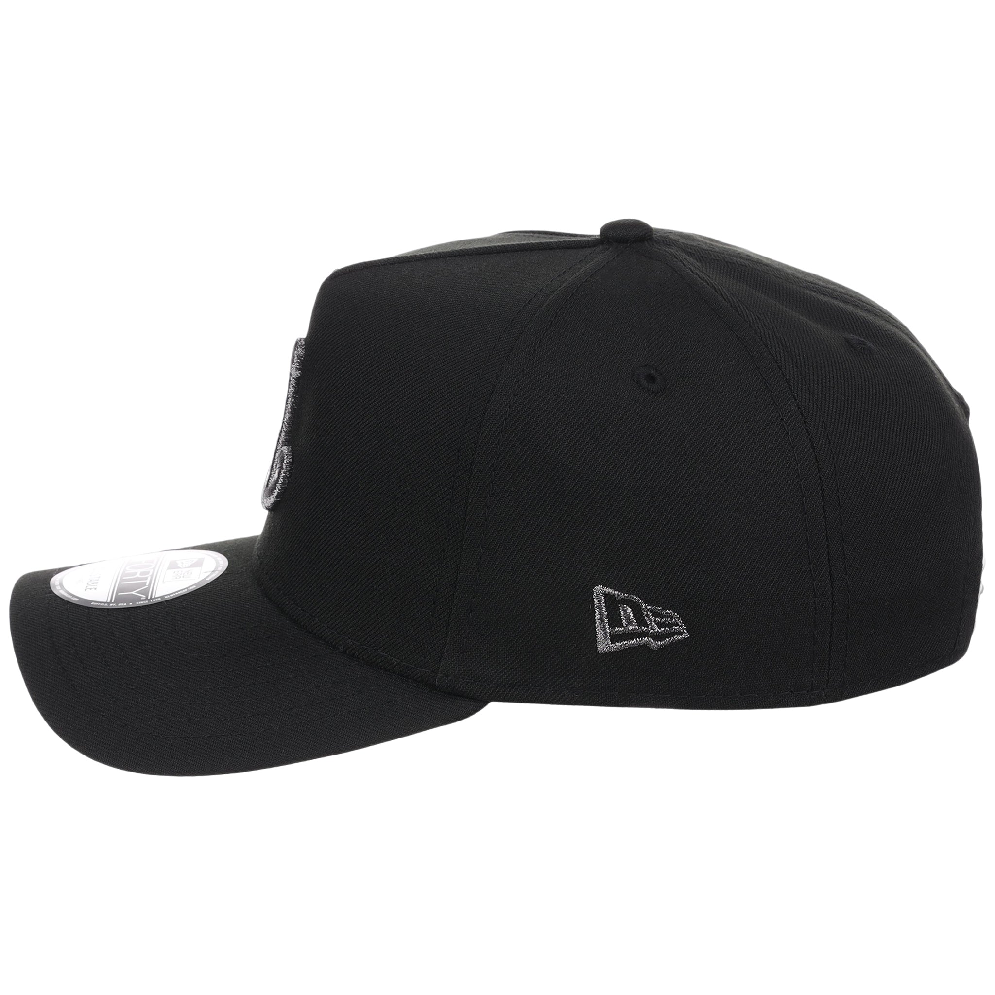 Philadelphia Phillies MLB Flipmode 2.0 Liquid Titanium New Era 9FORTY A-Frame (Black/Black/Gray)