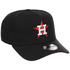 Houston Astros MLB Black x Red FASHION CORE New Era 9FORTY A-Frame