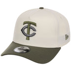 Minnesota Twins MLB Chrome Olive New Era 9FORTY