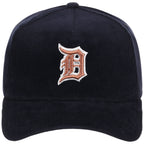 Detroit Tigers MLB Navy Cord FASHION CORE New Era 9FORTY A-Frame