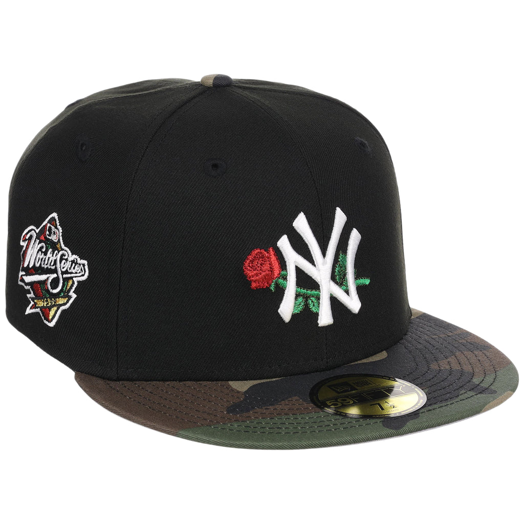 New York Yankees 'Concrete Roses' New Era 59FIFTY (Black/Woodland)