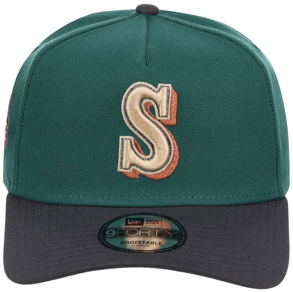 Seattle Mariners MLB Emerald Graphite New Era 9FORTY