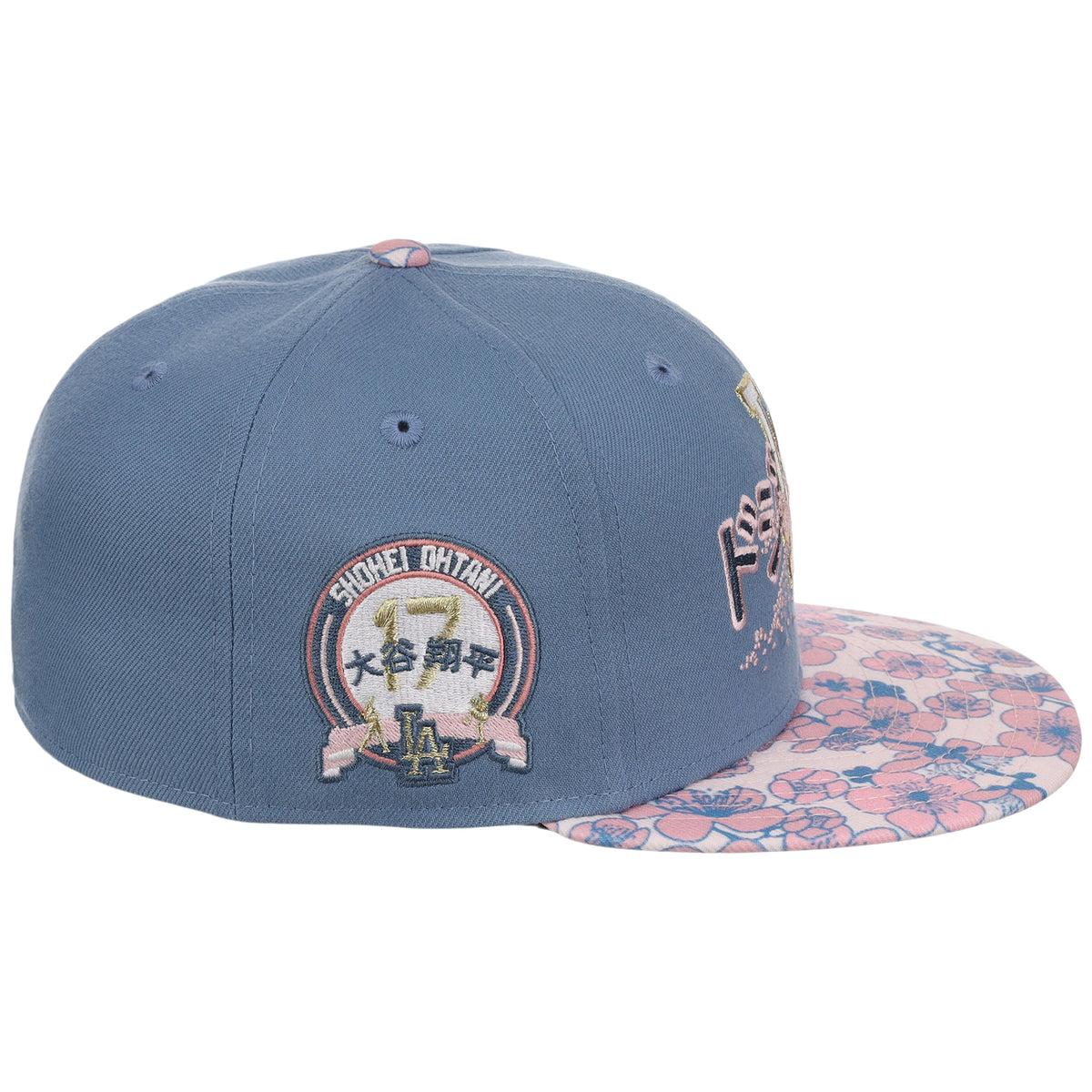 Los Angeles Dodgers Pacific Canvas New Era 59FIFTY (Indigo/Floral)