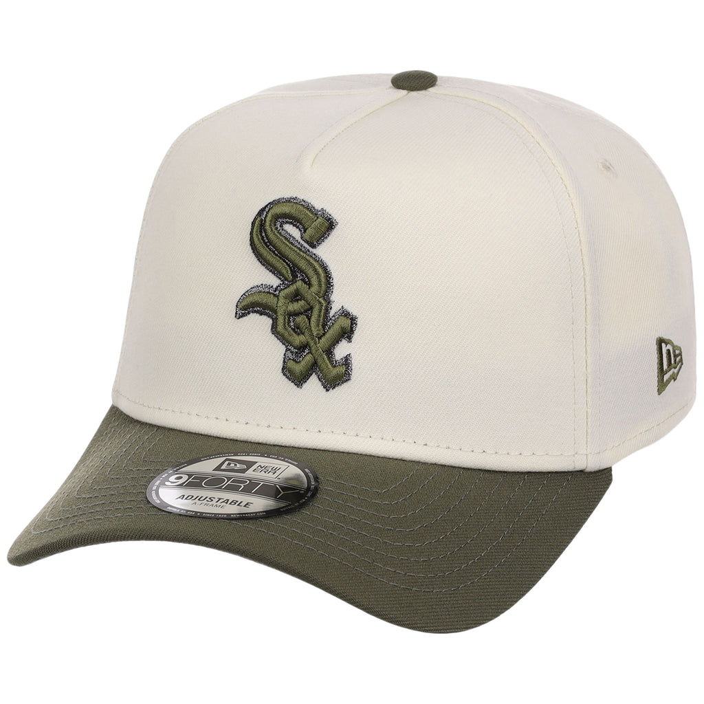 Chicago White Sox MLB Chrome Olive New Era 9FORTY