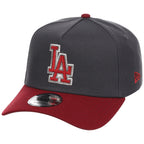 Los Angeles Dodgers MLB Graphite x Cardinal FASHION CORE New Era 9FORTY A-Frame