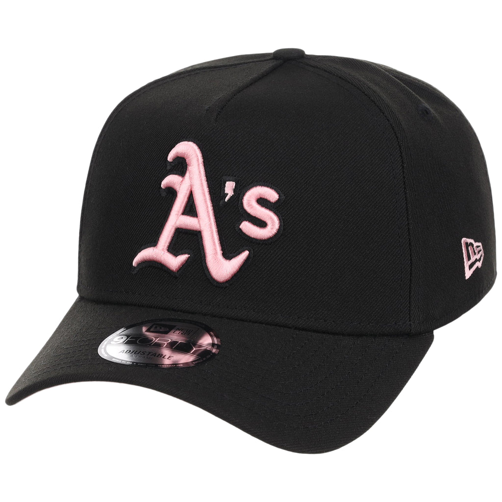 Oakland Athletics MLB Black x Pink FASHION CORE New Era 9FORTY A-Frame