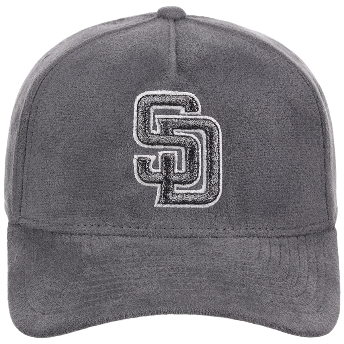 San Diego Padres MLB Gray x Suede FASHION CORE New Era 9FORTY A-Frame