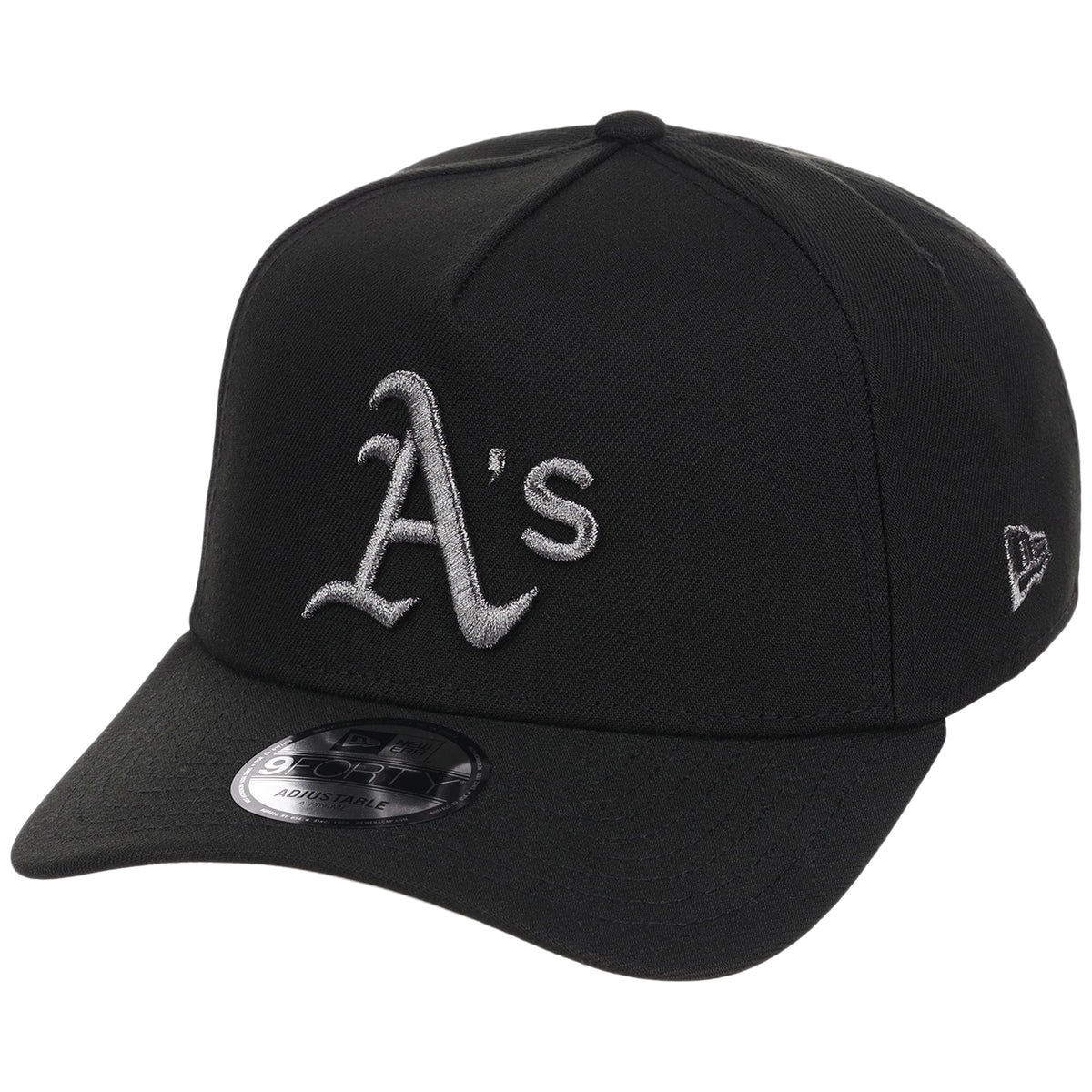 Oakland Athletics MLB Liquid Titanium New Era 9FORTY A-Frame