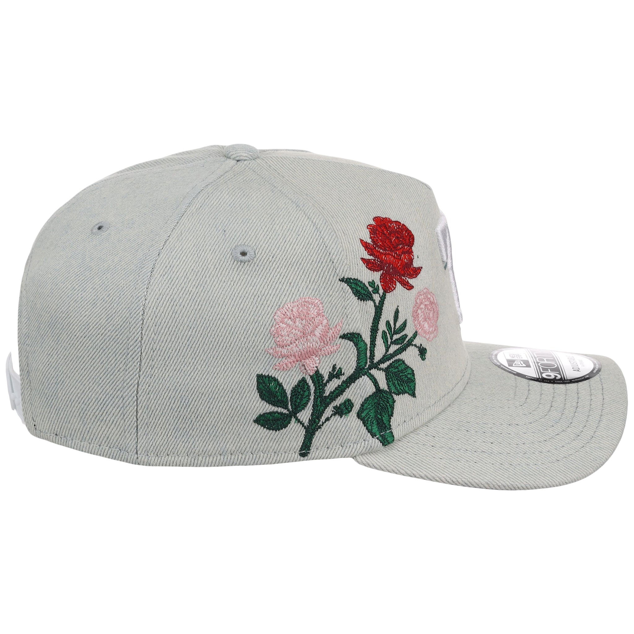 Texas Rangers MLB Denim Flower New Era 9FORTY