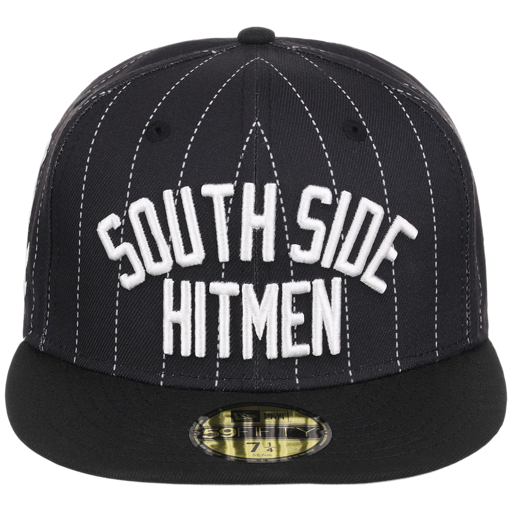 Chicago White Sox (Pinstripe/Black) Chicago Southside Crown the City New Era 59FIFTY
