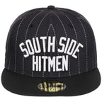 Chicago White Sox (Pinstripe/Black) Chicago Southside Crown the City New Era 59FIFTY