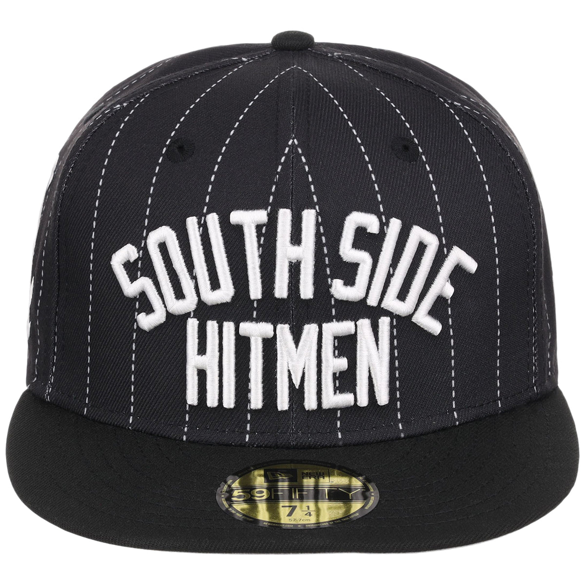 Chicago White Sox (Pinstripe/Black) Chicago Southside Crown the City New Era 59FIFTY