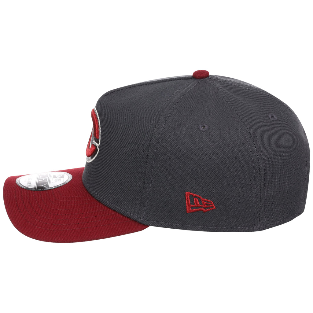 Cincinnati Reds MLB Graphite x Cardinal FASHION CORE New Era 9FORTY A-Frame