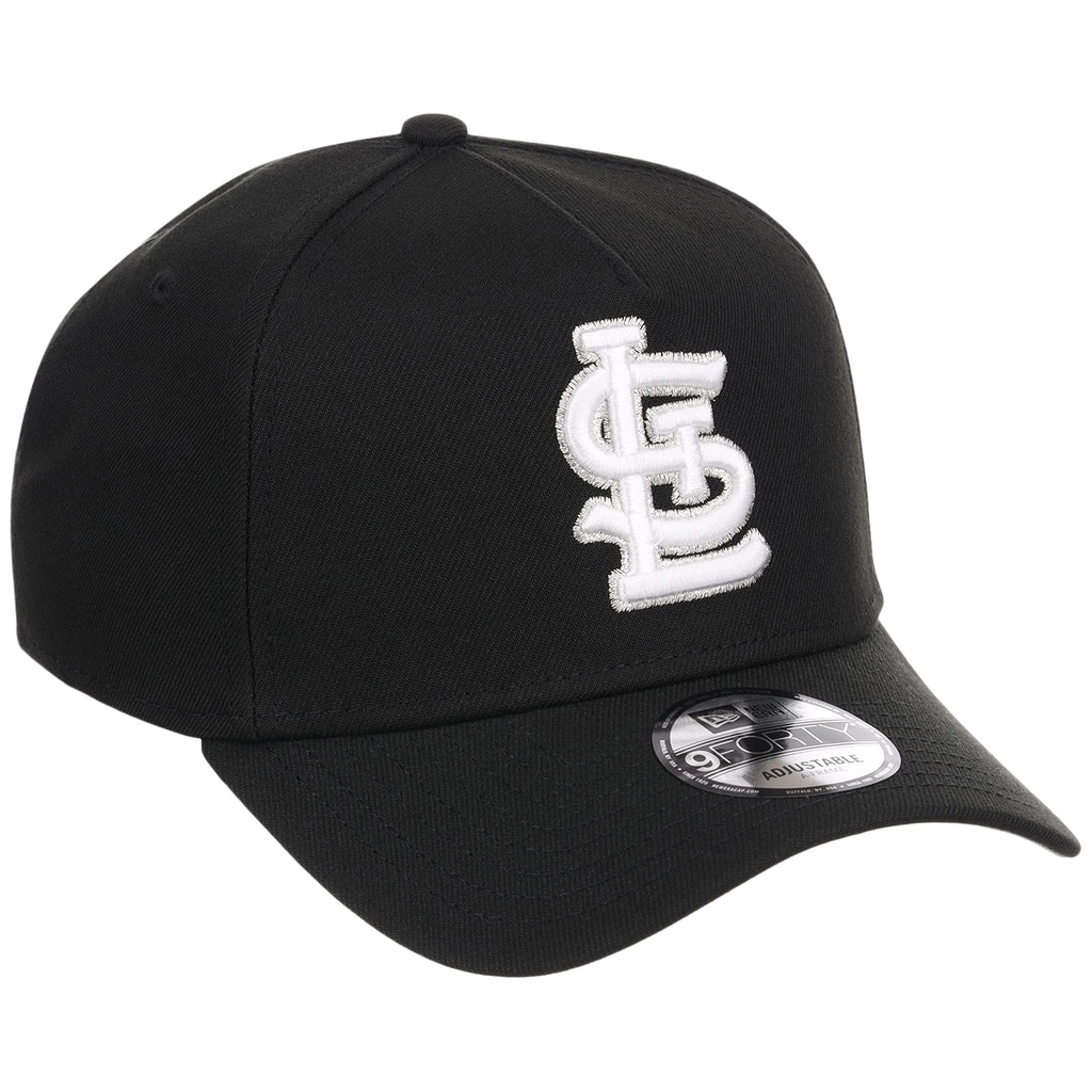 St. Louis Cardinals MLB Black x White FASHION CORE New Era 9FORTY A-Frame