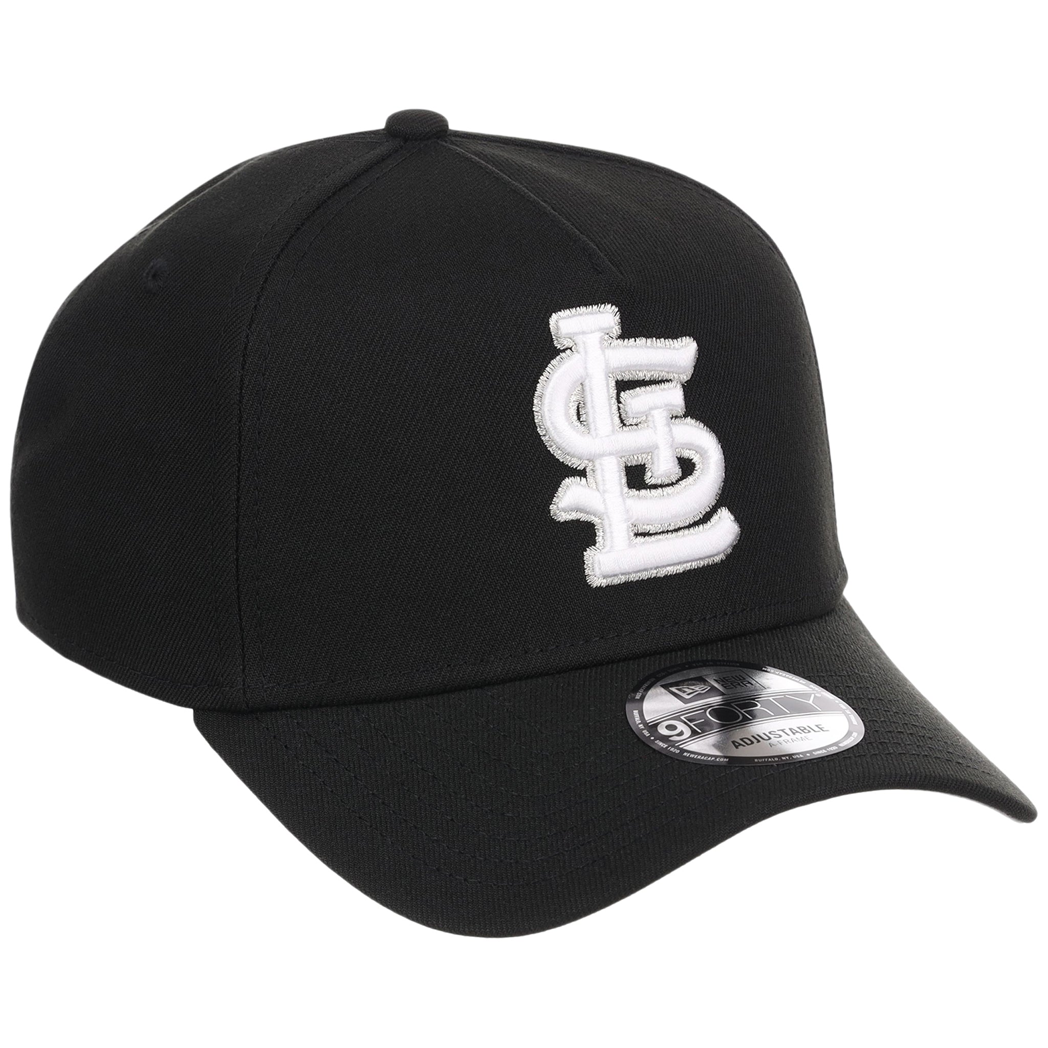 St. Louis Cardinals MLB Black x White FASHION CORE New Era 9FORTY A-Frame