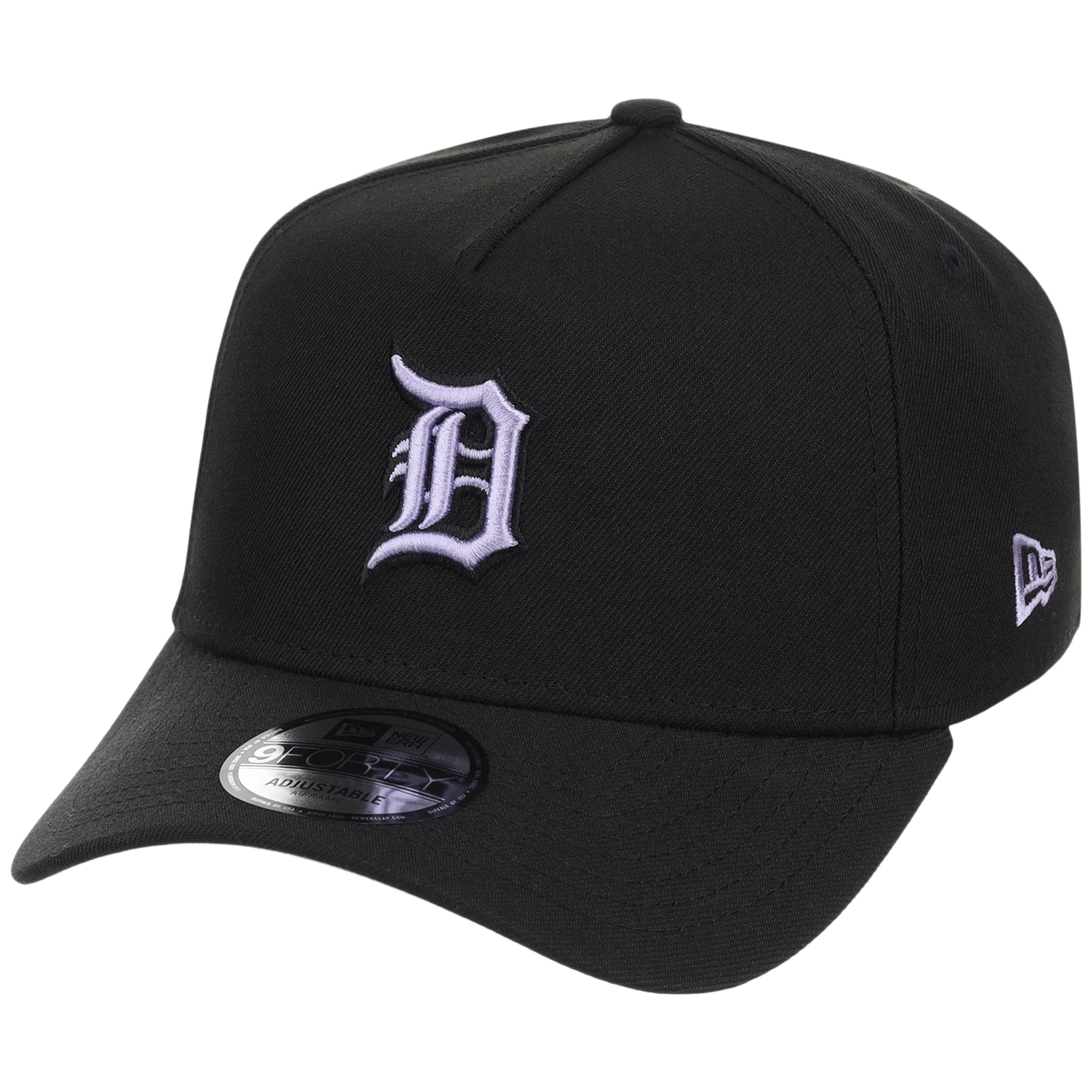 Detroit Tigers MLB Black x Lavender FASHION CORE New Era 9FORTY A-Frame