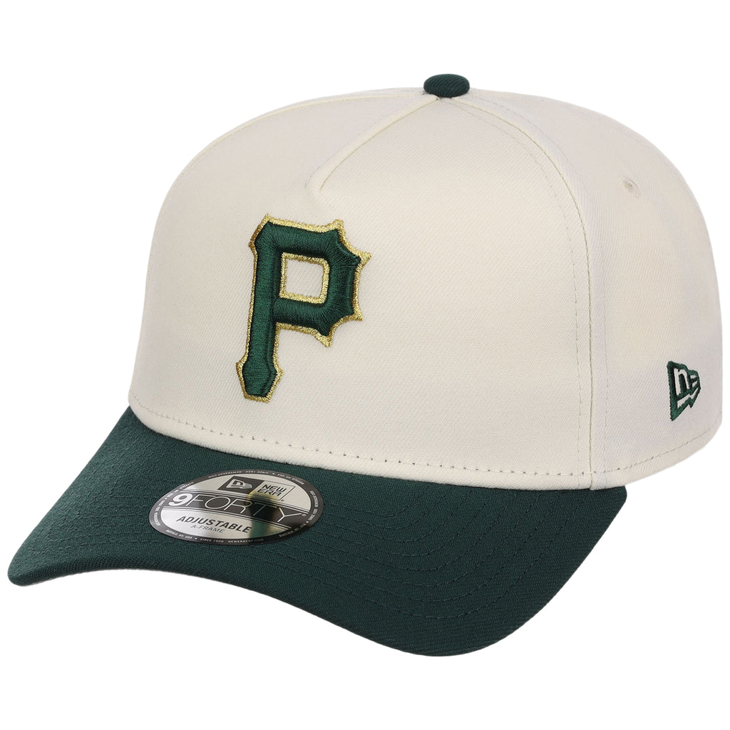 Pittsburgh Pirates MLB Chrome x Dark Green FASHION CORE New Era 9FORTY A-Frame
