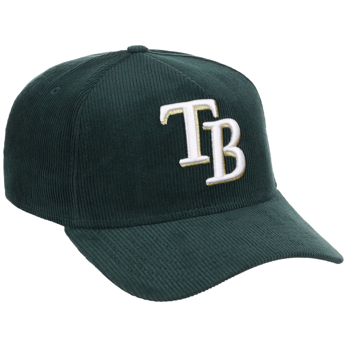 Tampa Bay Rays MLB Dark Green Cord FASHION CORE New Era 9FORTY A-Frame
