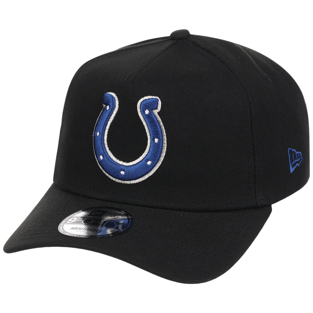Indianapolis Colts NFL Black Dome New Era 9FORTY A-Frame
