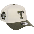 Texas Rangers MLB Chrome Olive New Era 9FORTY