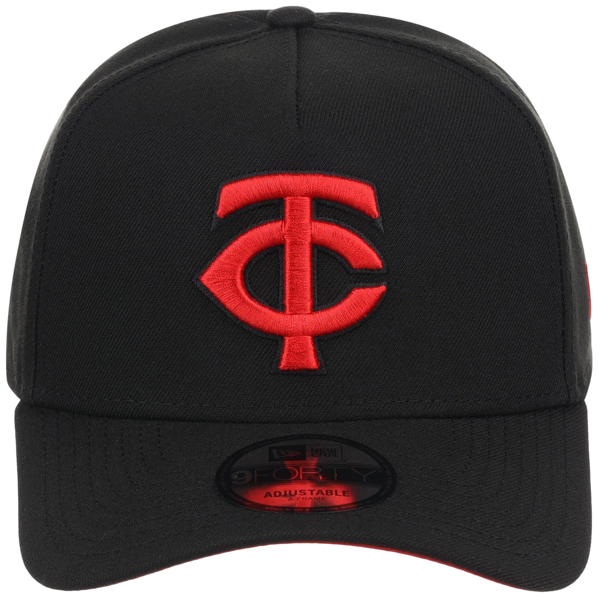 Minnesota Twins MLB Black x Red FASHION CORE New Era 9FORTY A-Frame