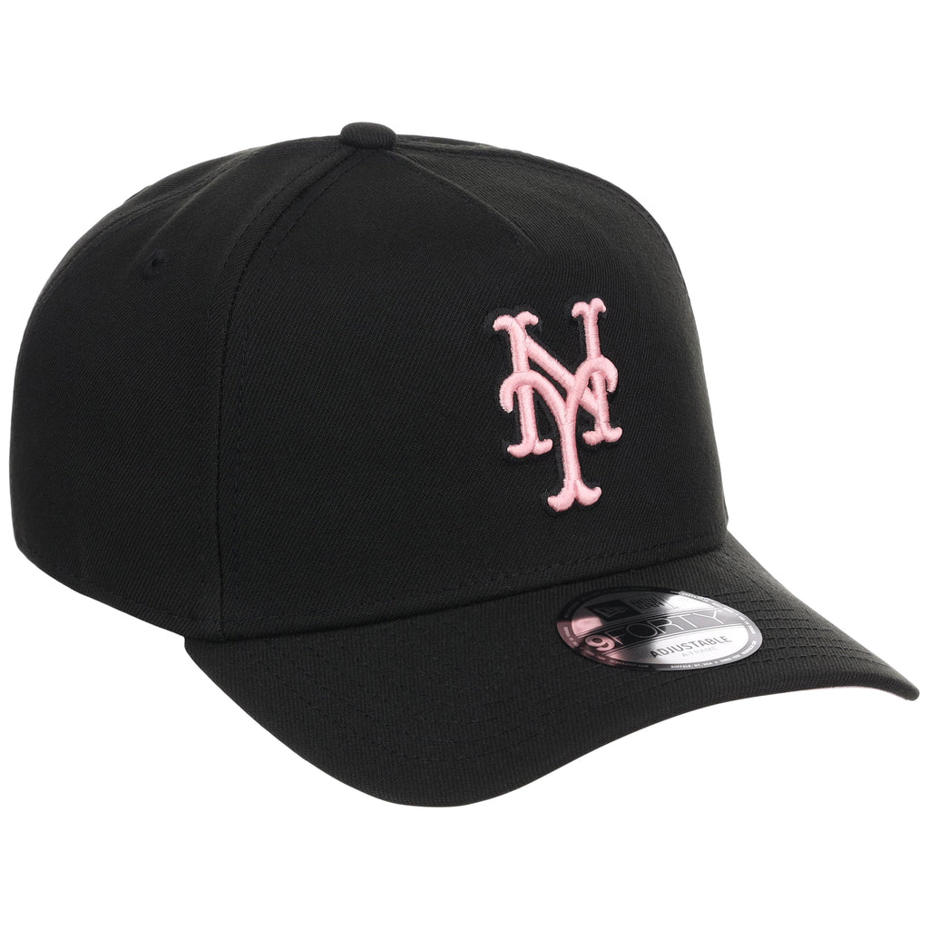 New York Mets MLB Black x Pink FASHION CORE New Era 9FORTY A-Frame