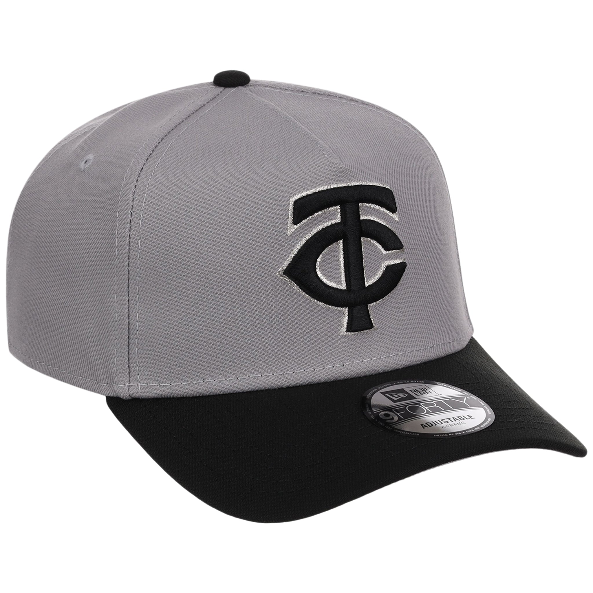 Minnesota Twins MLB Gray x Black FASHION CORE New Era 9FORTY A-Frame