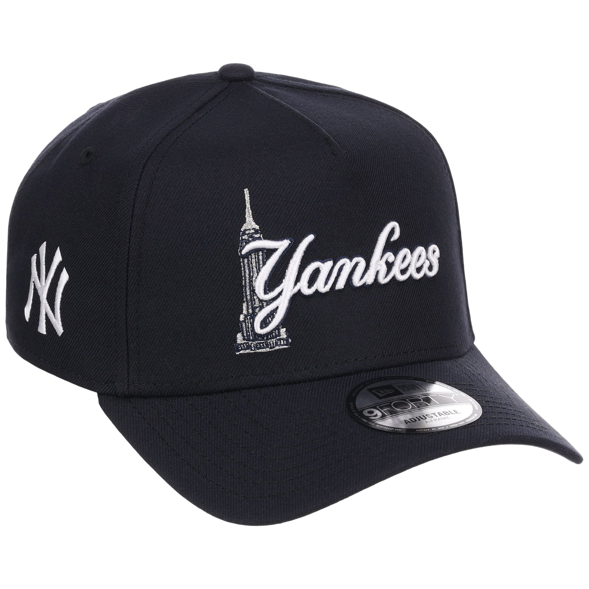 New York Yankees Empire Script New Era 9FORTY A-Frame