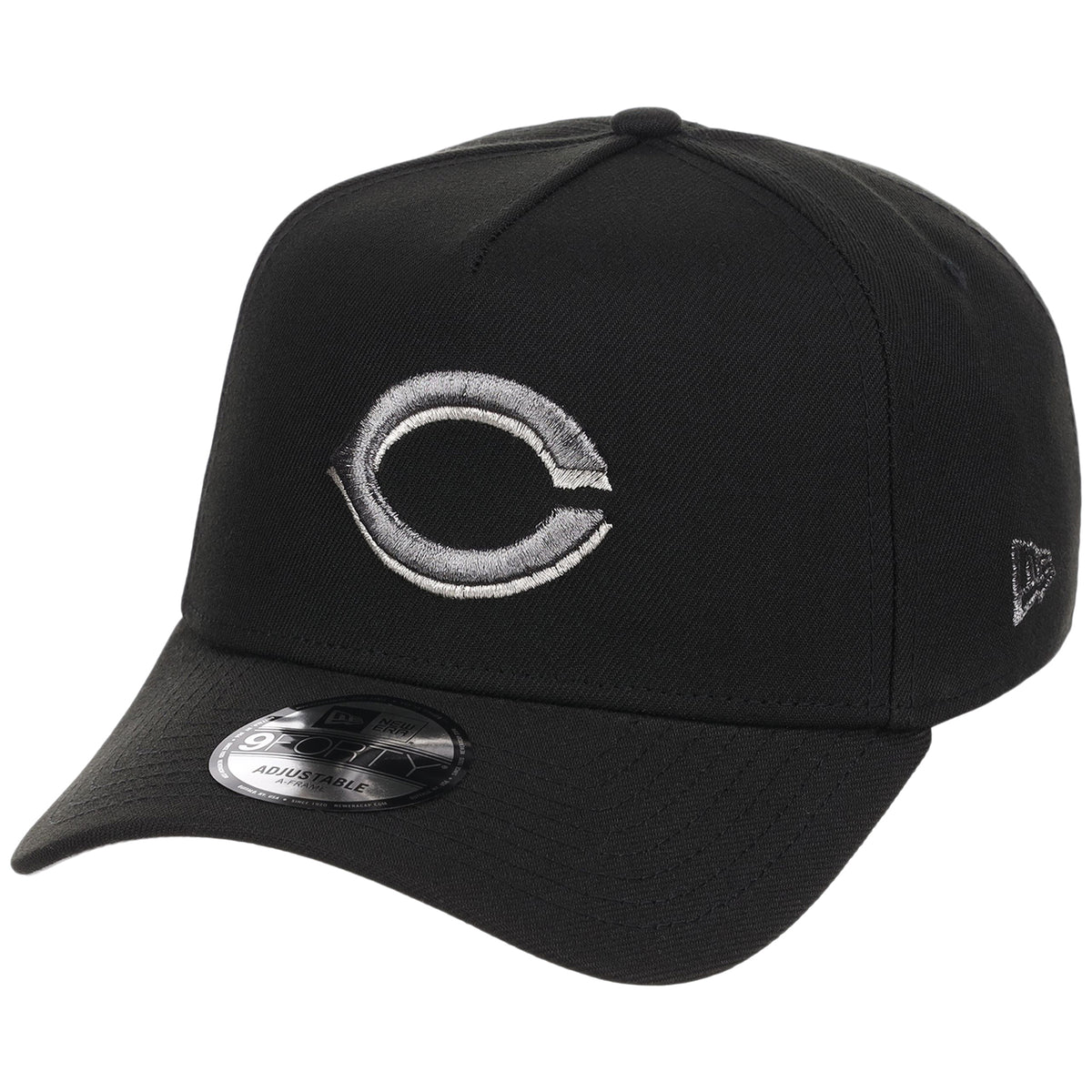 Cincinnati Reds MLB Liquid Titanium New Era 9FORTY A-Frame