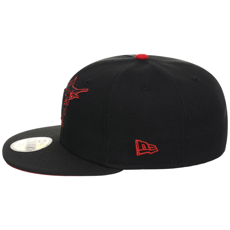 Miami Marlins MLB Midnight Massacre New Era 59FIFTY – LidsHatDrop