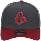 Baltimore Orioles MLB Graphite x Cardinal FASHION CORE New Era 9FORTY A-Frame