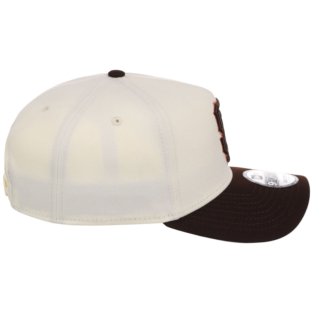 San Francisco Giants MLB Chrome x Burnt Wood FASHION CORE New Era 9FORTY A-Frame